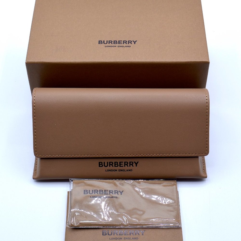NEW BURBERRY BE4362 3001/87 BLACK GREY LENS AUTHENTIC SUNGLASSES - Picture 12 of 13